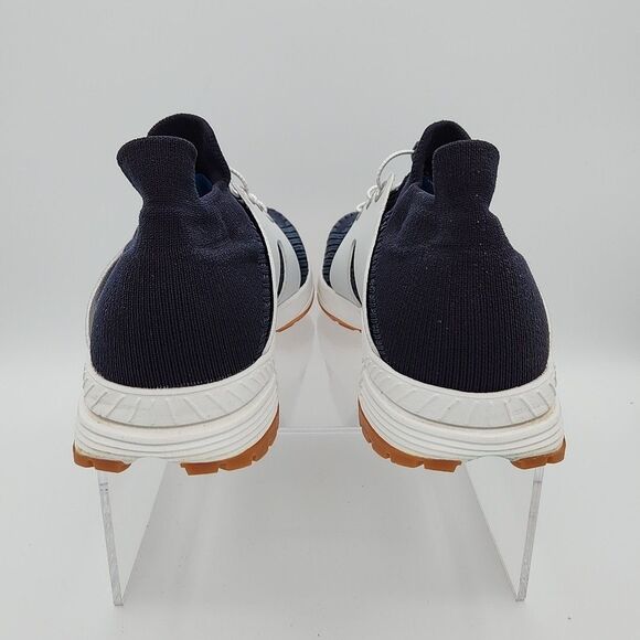 Uyn Athletic Shoes Navy Blue and White Bungee Lace Mens Size 6.5 EU 39 - Picture 6 of 7